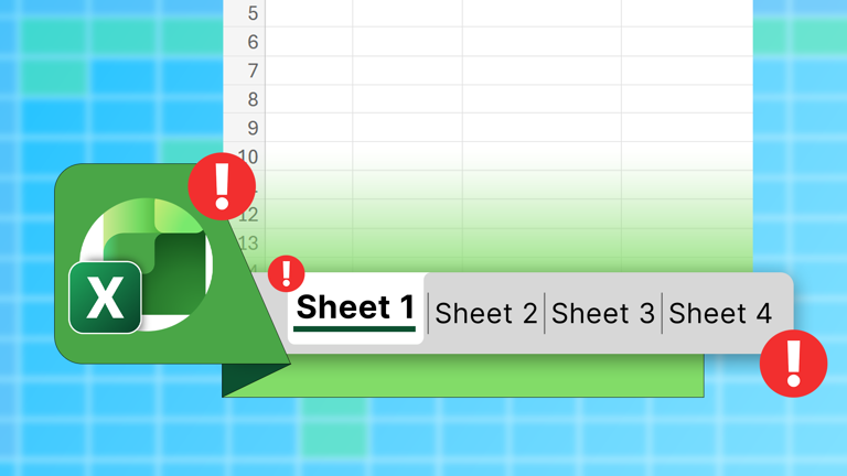 Stop using so many tabs in Microsoft Excel