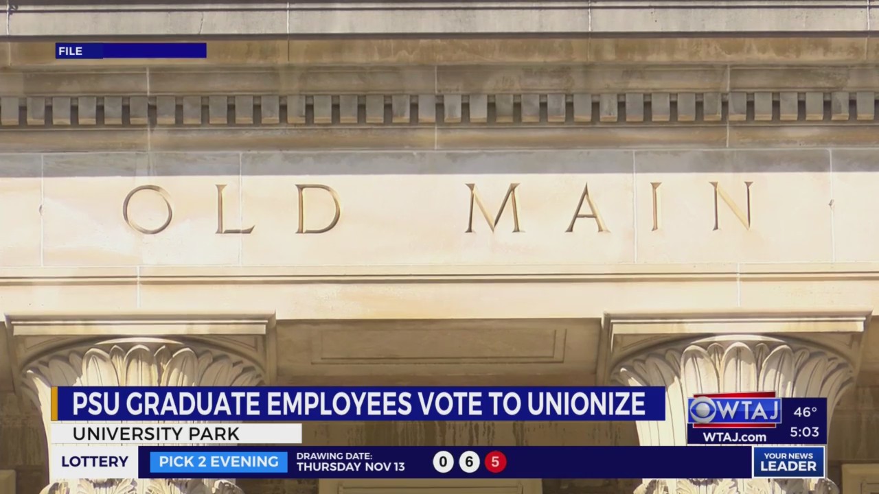 Penn State graduate employees group unionizes after overwhelming vote