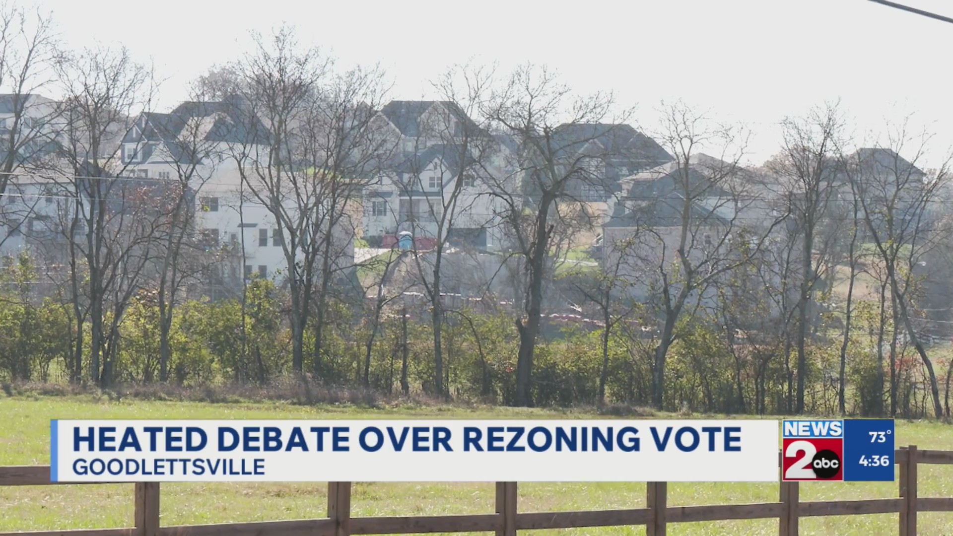 Heated debate over rezoning vote in Goodlettsville, TN