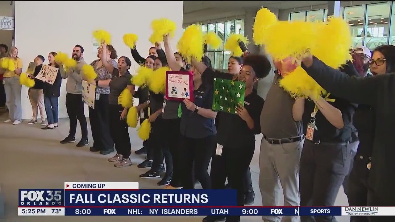 Special Olympics athletes arrive in Orlando for Florida Fall Classic