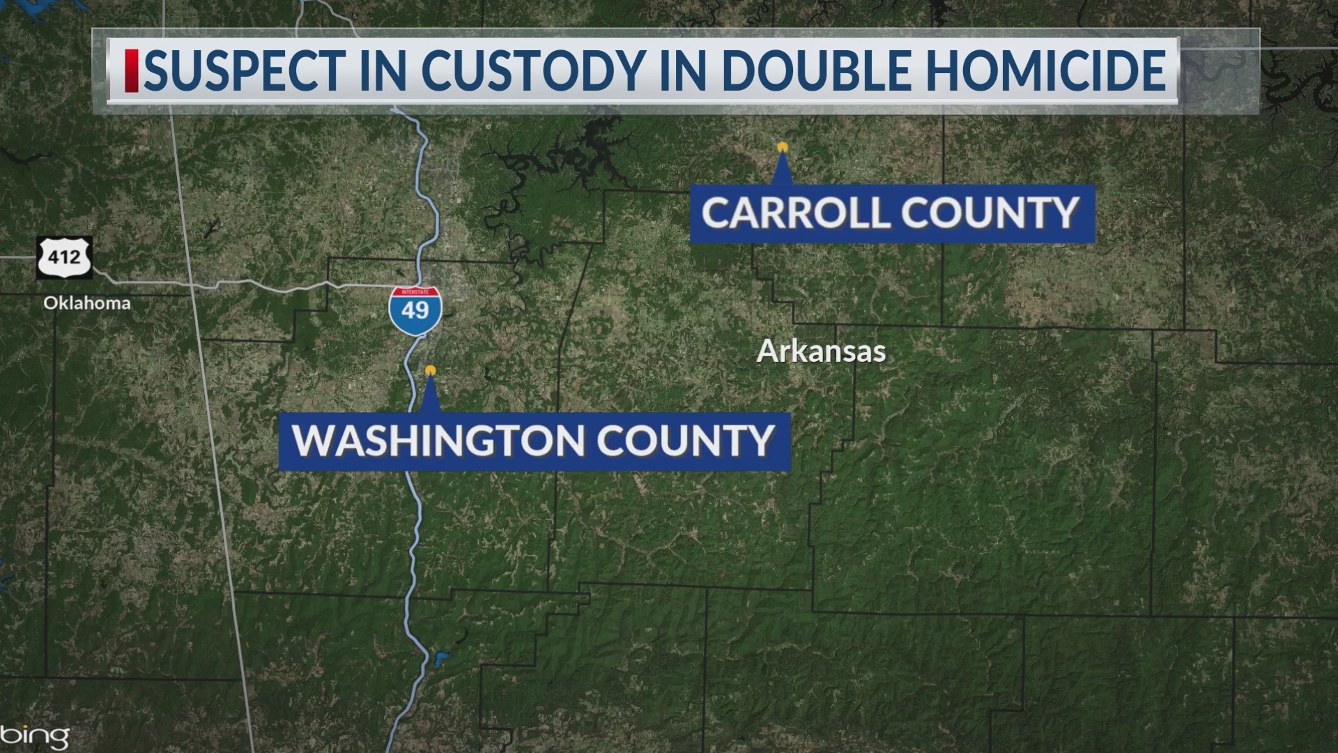 Suspect linked to a Carroll County double homicide in custody