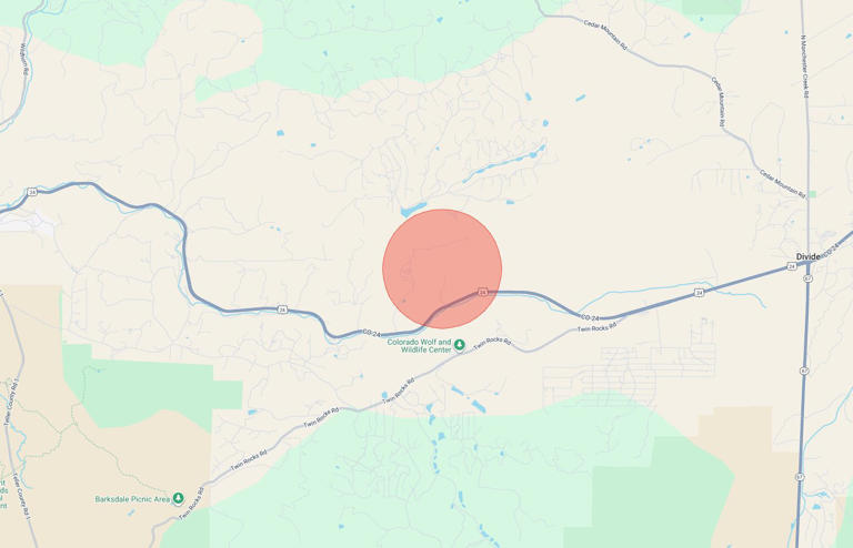 Pre-evacuation warnings lifted after brush fire near Divide