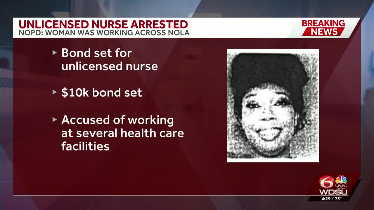 Bond set for woman accused of working as unlicensed nurse for over a ...