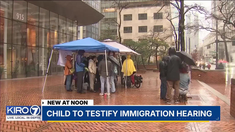 Demonstrators in Seattle protest unaccompanied child in immigration court