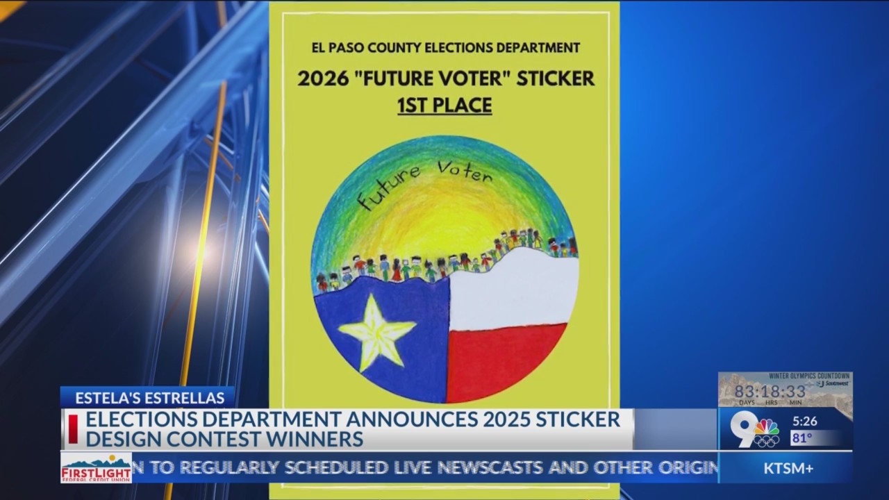 Elections office names winners of stickers contest