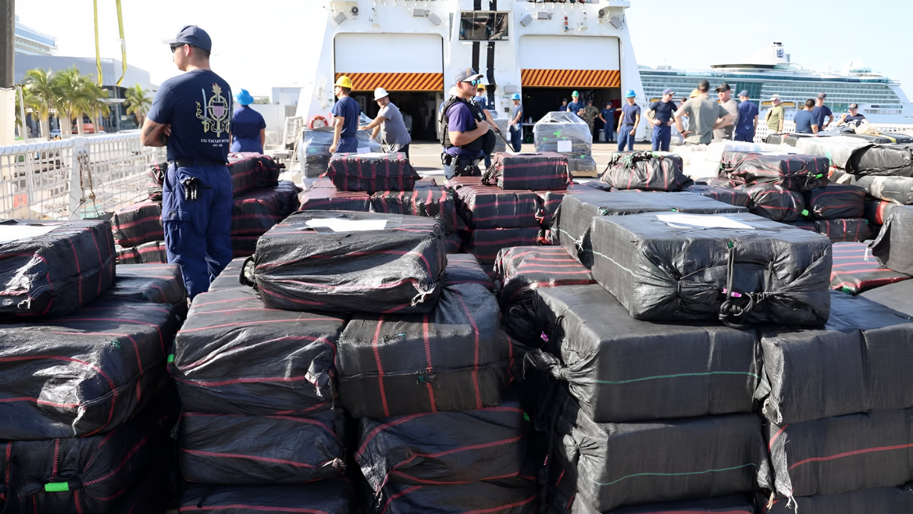 13 2 Tons of Cocaine Seized Biggest US Bound Haul Since 2007