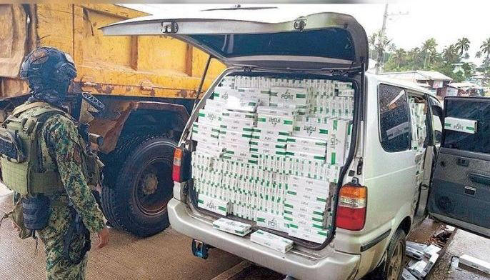 P1.6 million smuggled cigarettes seized in Lanao Sur