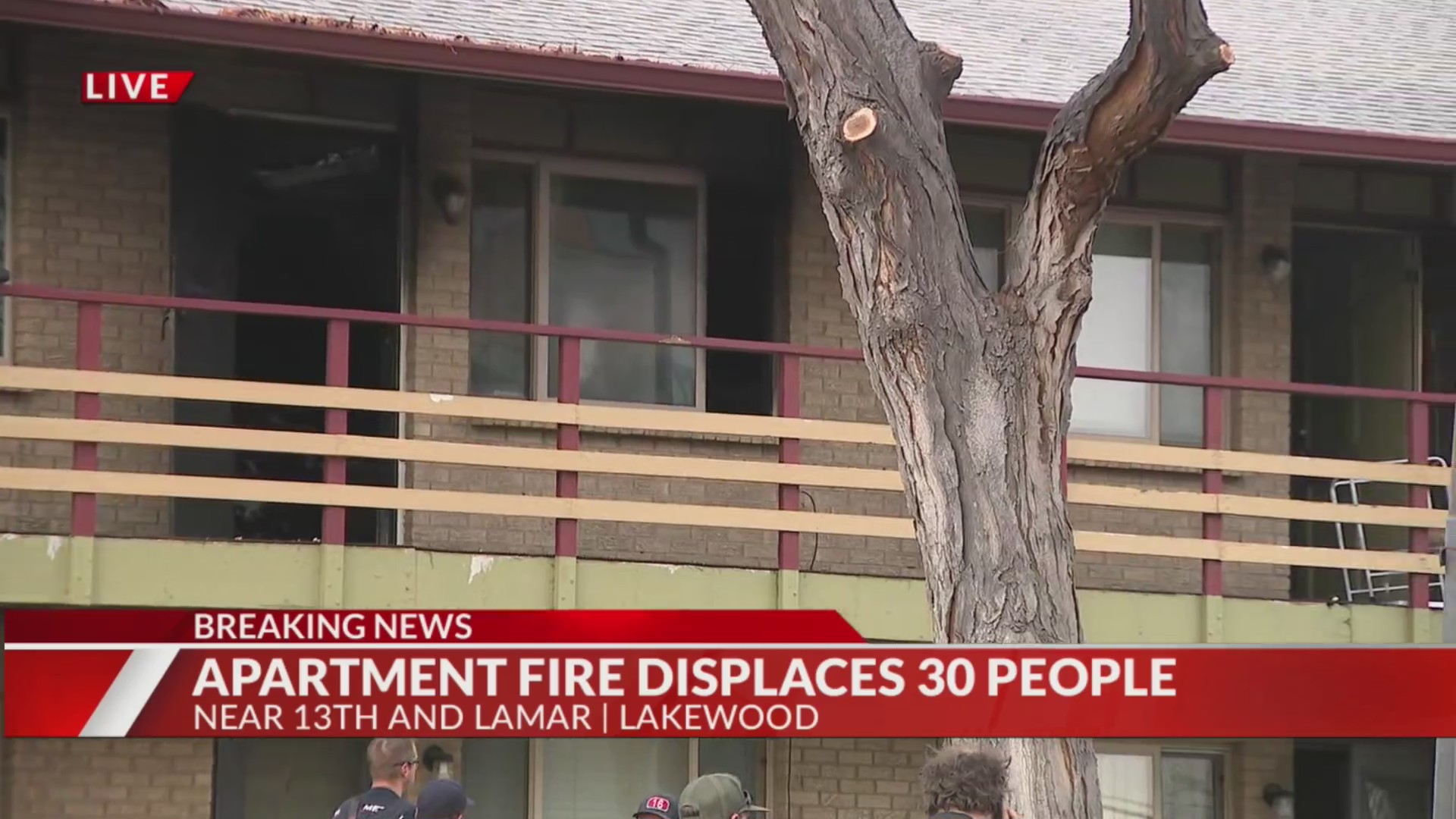 Lakewood apartment fire displaces 30 people