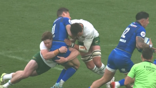 Rugby - Mostert sieht Rot: Weltmeister in Unterzahl