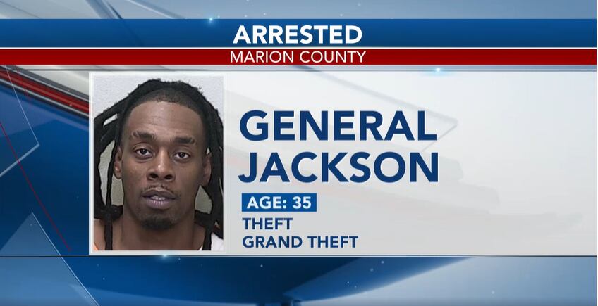 Marion County man arrested after stealing from Walmart, deputies say