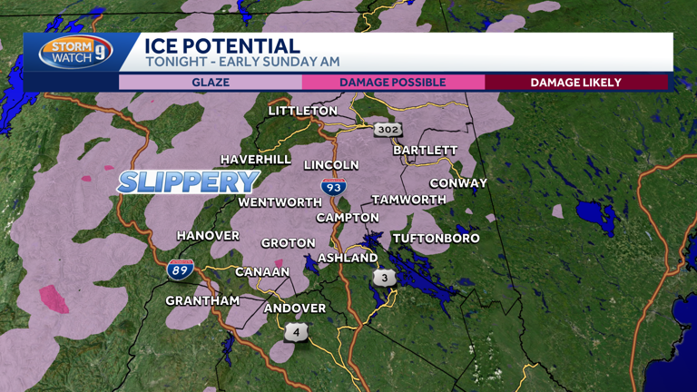 Saturday night system to bring snow, wintry mix, rain to New Hampshire