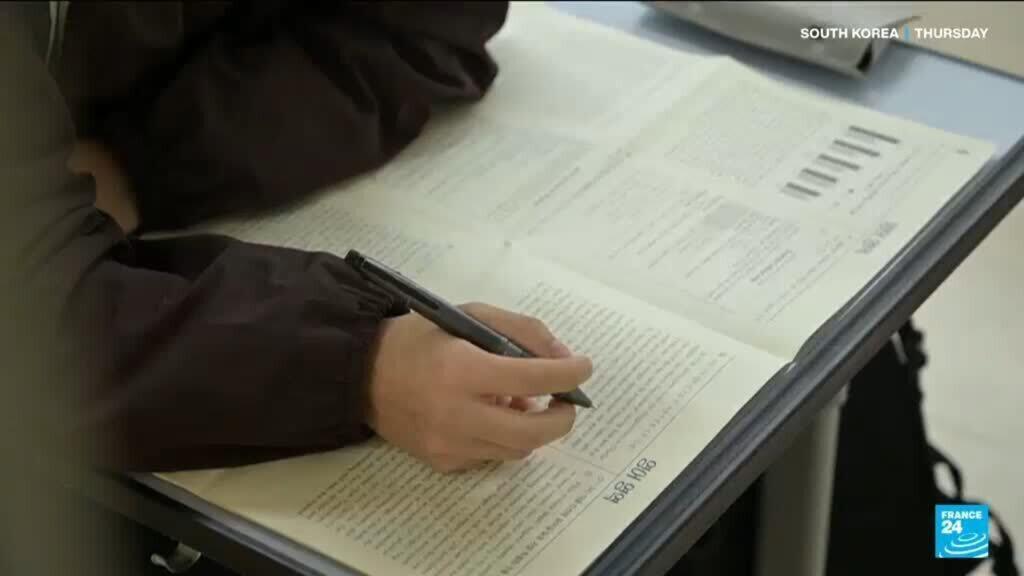 South Korea halts flights and stock market as students take university ...