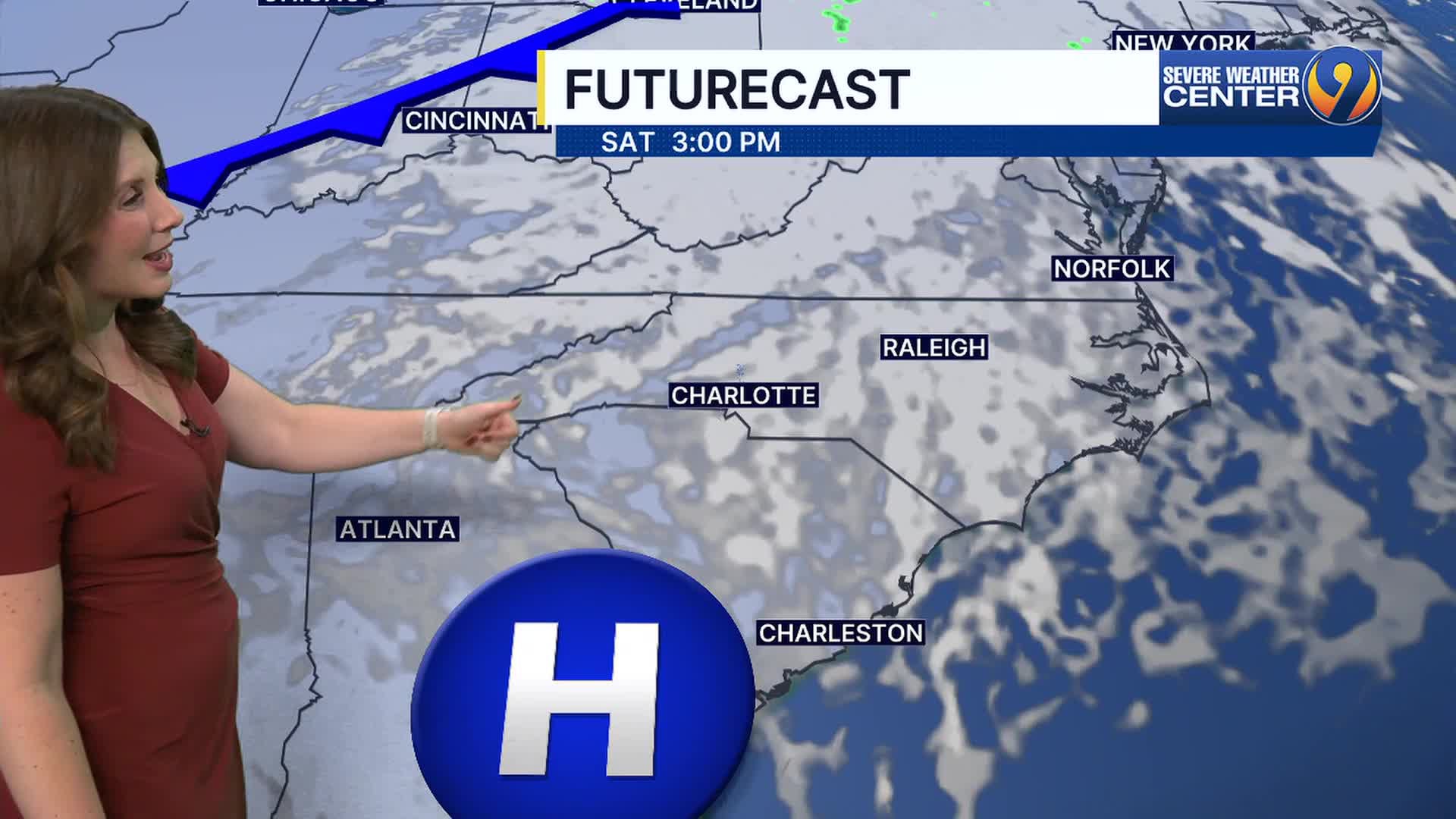FORECAST: Weekend warmup with a breezy Sunday