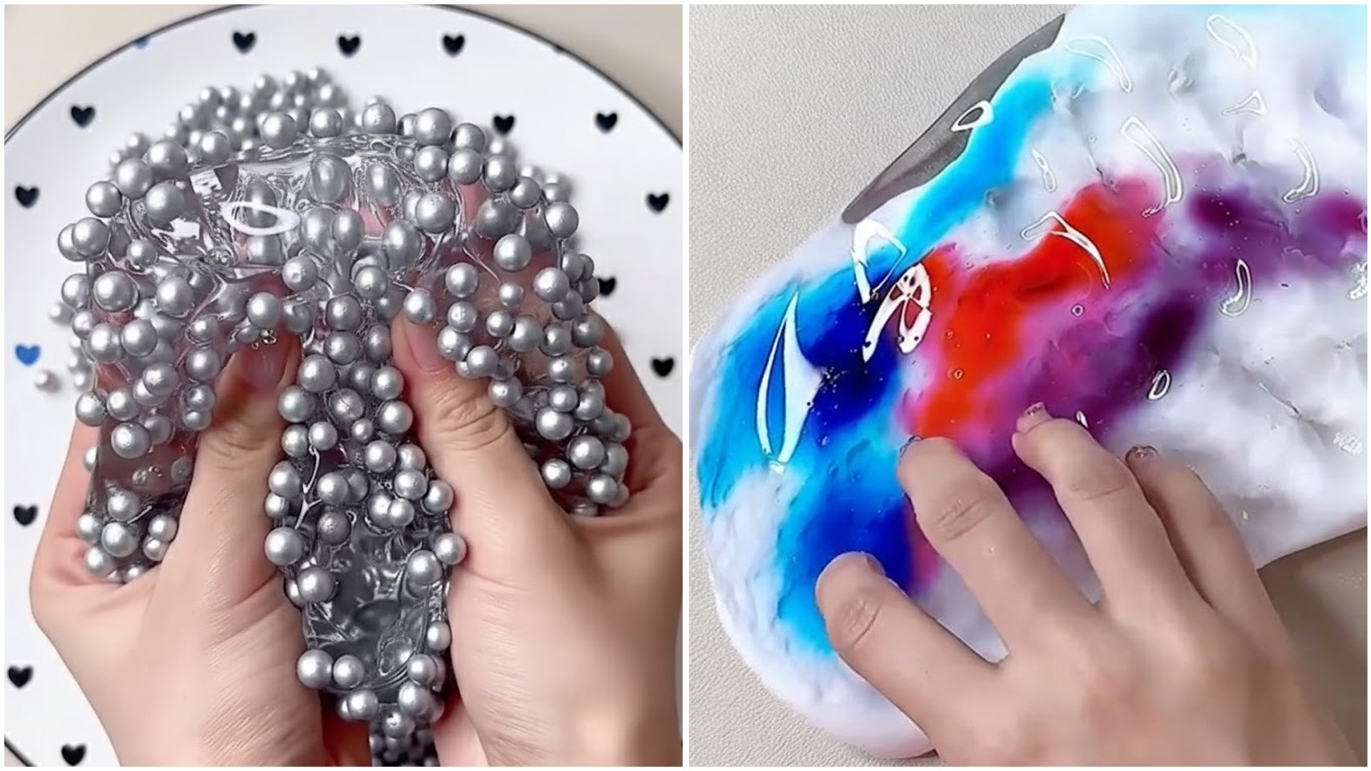 Slime Texture Play with Natural ASMR Sounds