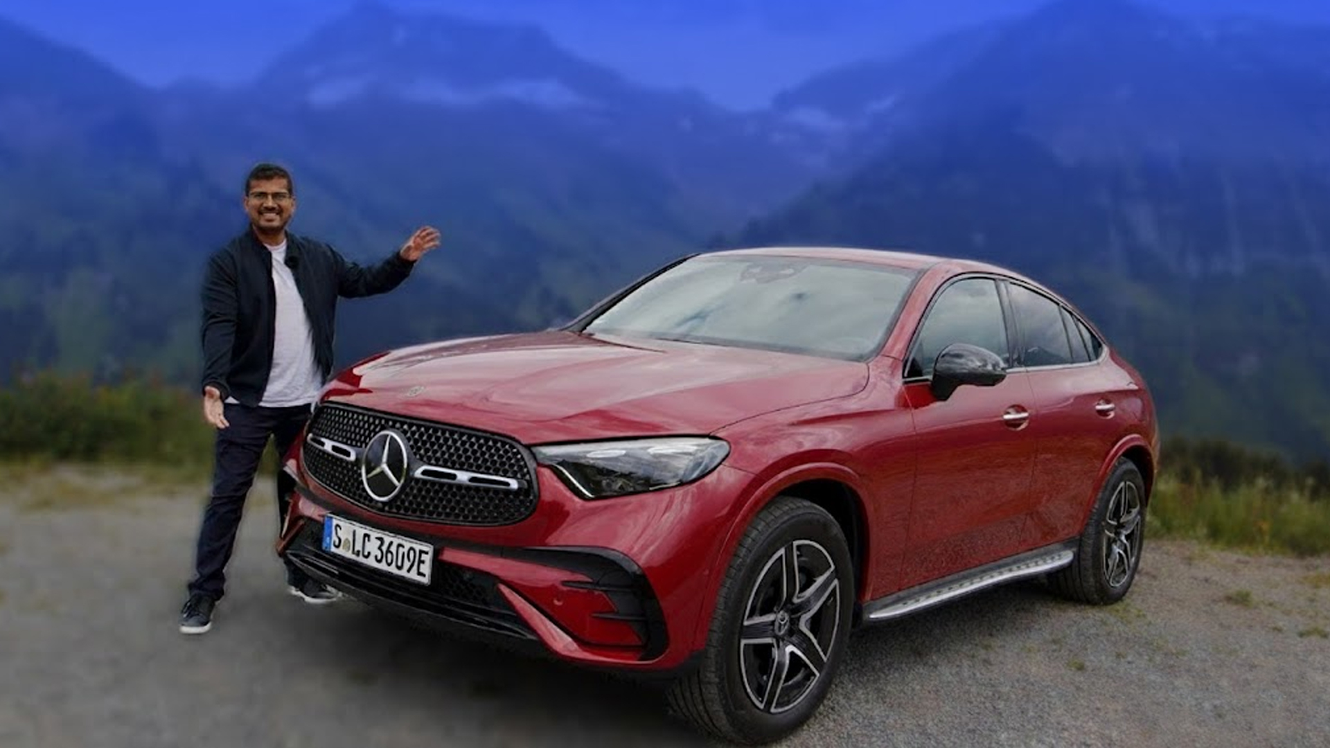 Driving the New Mercedes GLC Coupé AMG-Line
