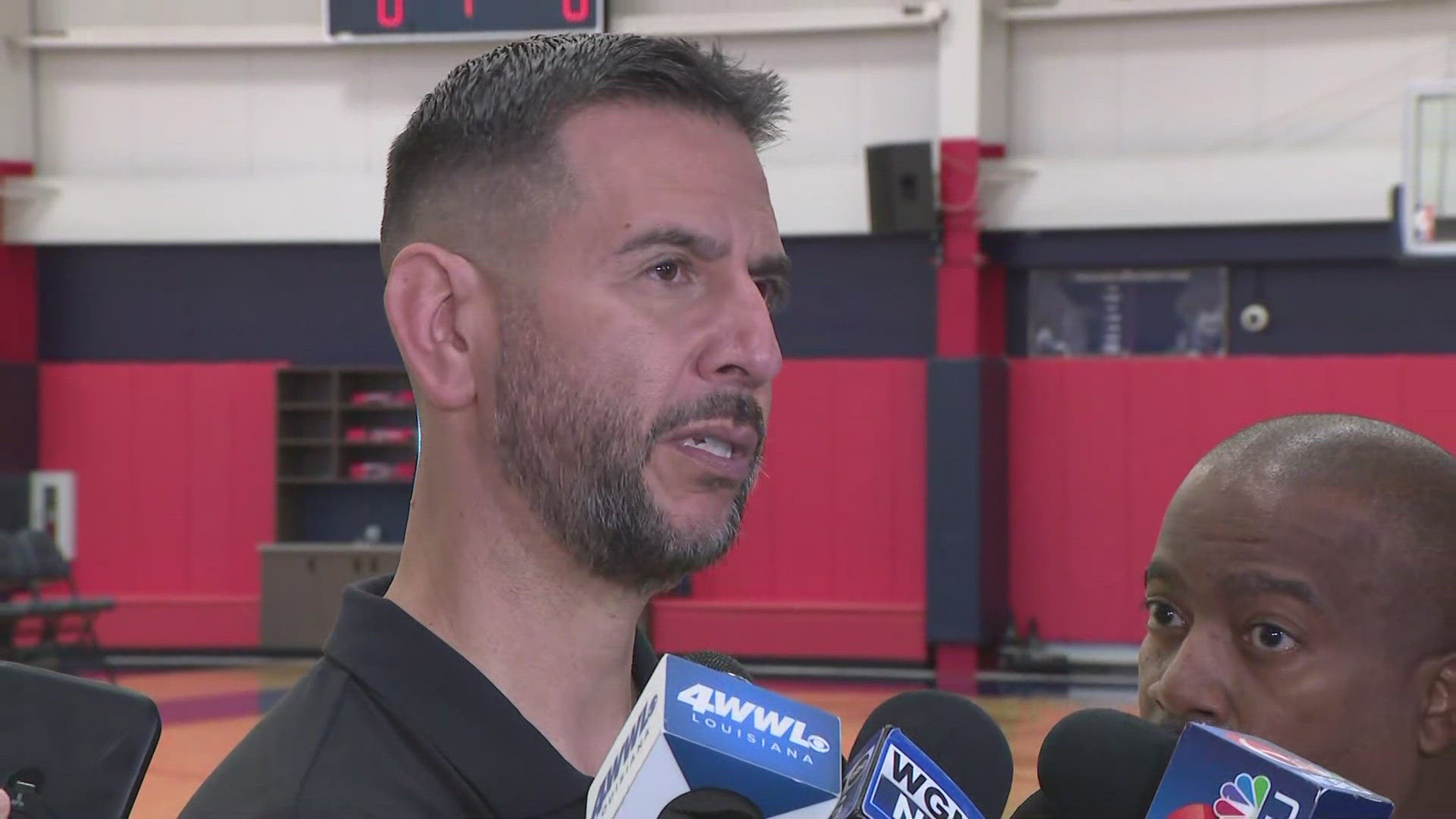 Pelicans Interim Head Coach James Borrego speaks after Willie Green is ...