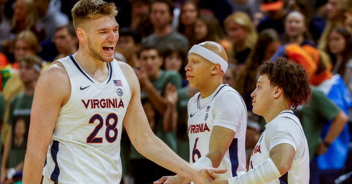 De Ridder, Thomas, and Hall have big days in UVa’s 104-78 win