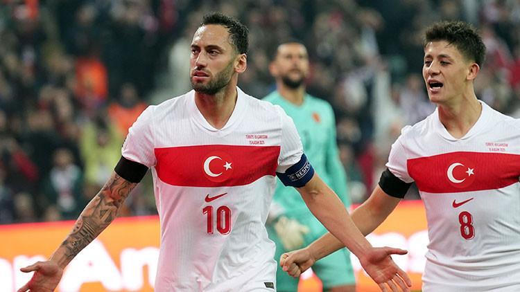 A Milli Takımda Hakan Çalhanoğlundan çifte rekor: Adım adım zirveye!