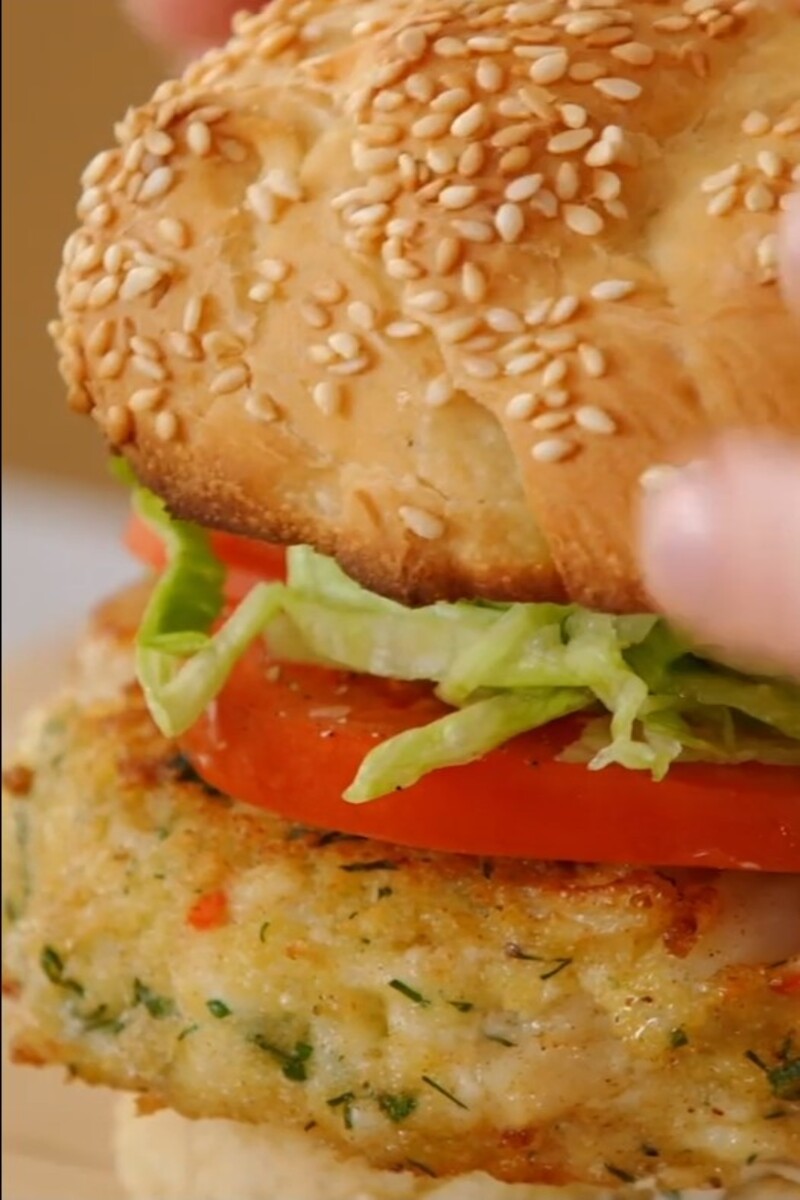 Crispy fish cake burgers, easy & perfect every time