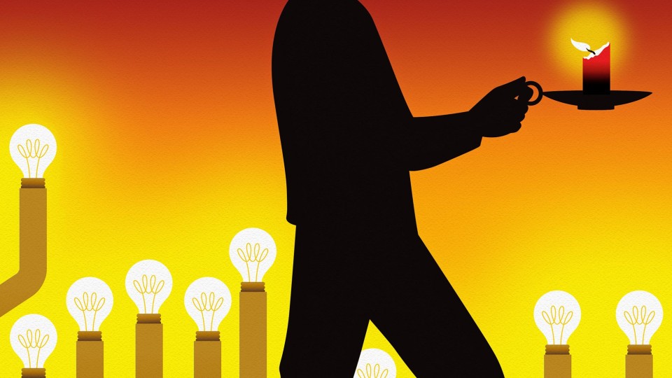 Die Erleuchtung ist so nah.