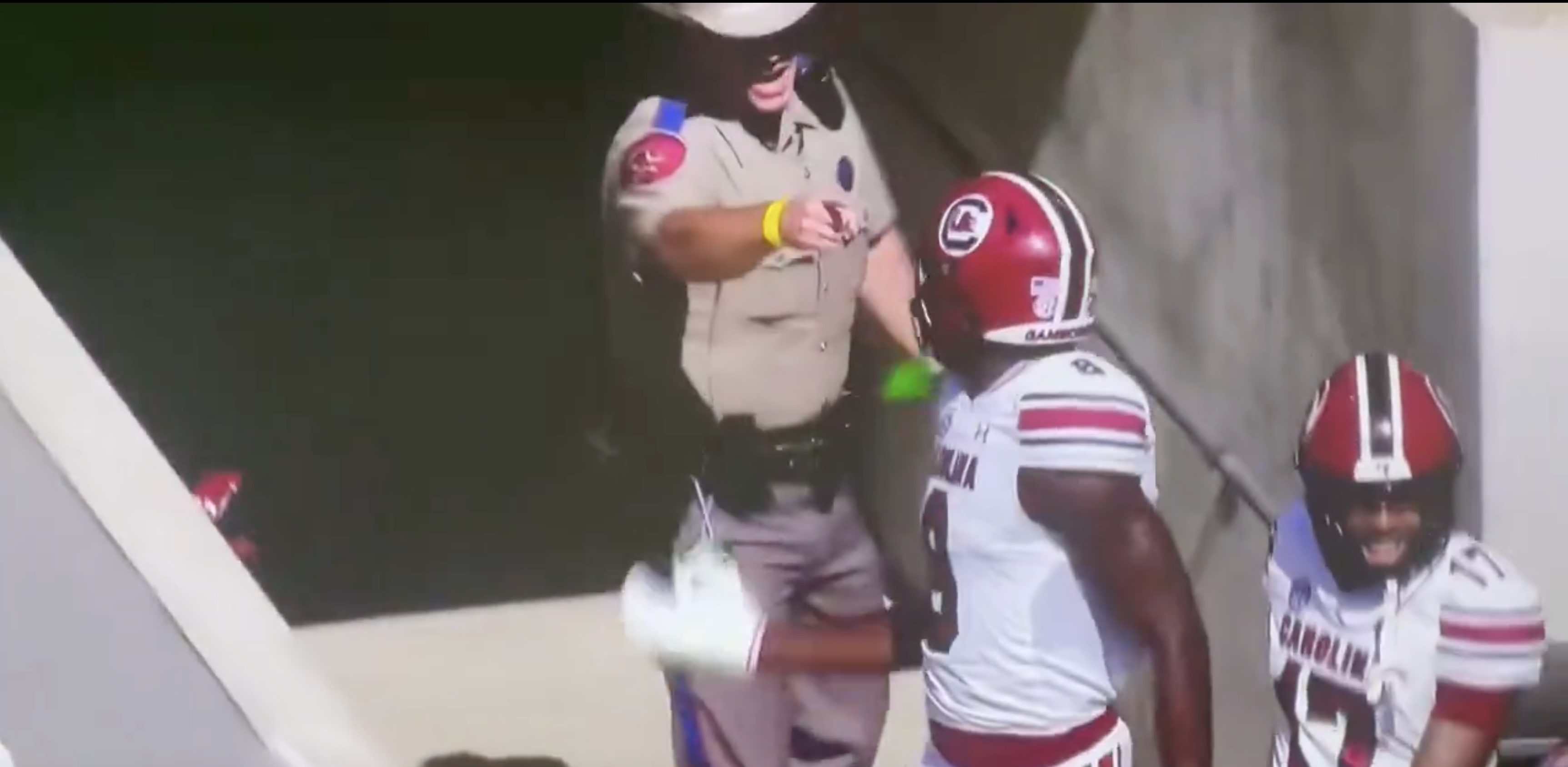 Officer on Texas A&M sidelines 'relieved of his game day assignment ...