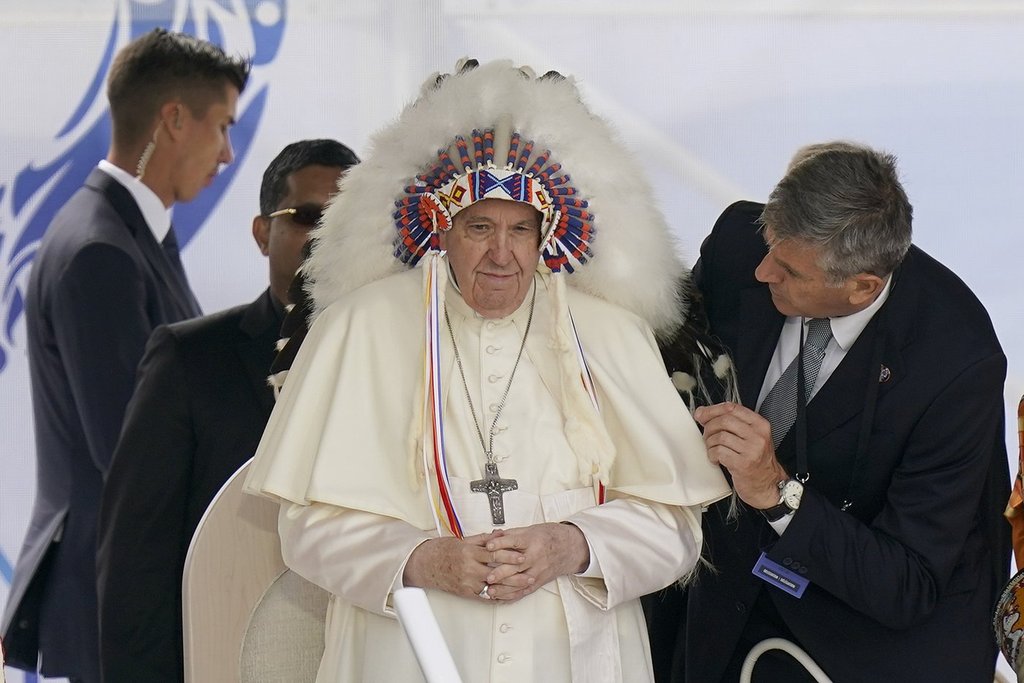 62 Indigenous artifacts returned to Canada as gift from Pope