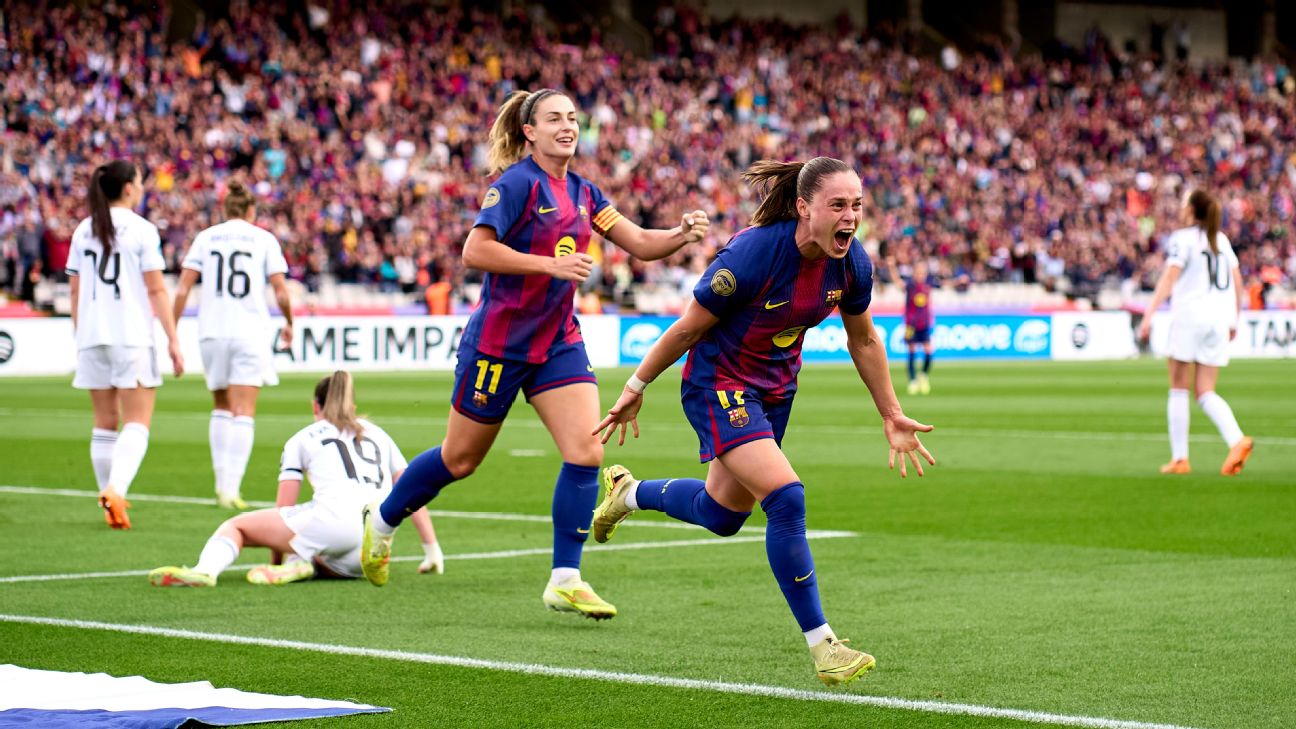 Doblete de Pajor asegura la revancha del Barça en la goleada del Clásico sobre el Madrid