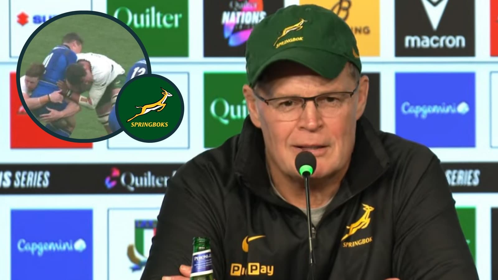 Fuming Rassie Erasmus hits out at ‘not equal’ officiating of head shots ...