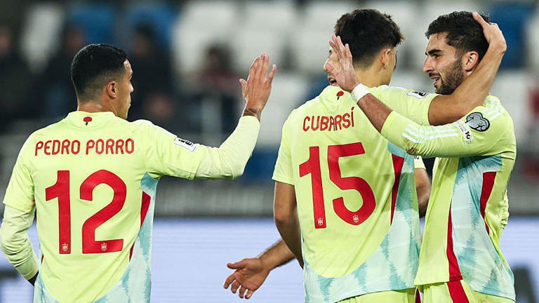 España a un paso del Mundial tras golear a Georgia.