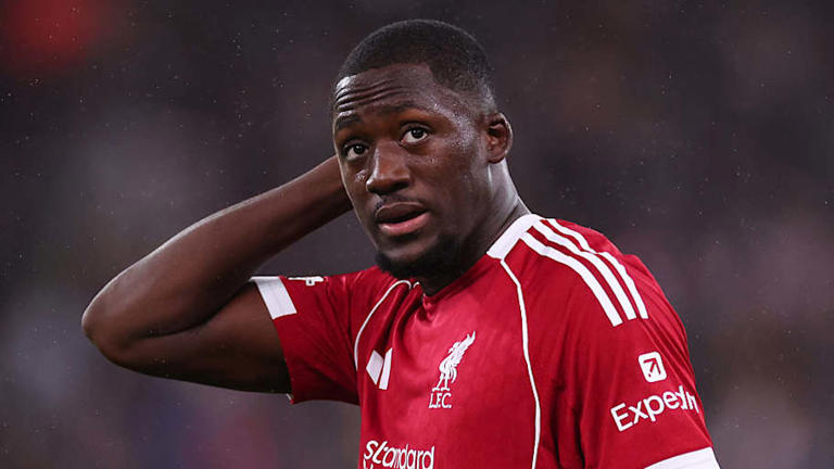 Ibrahima Konaté’s been in erratic form. | Marc Atkins/Getty Images
