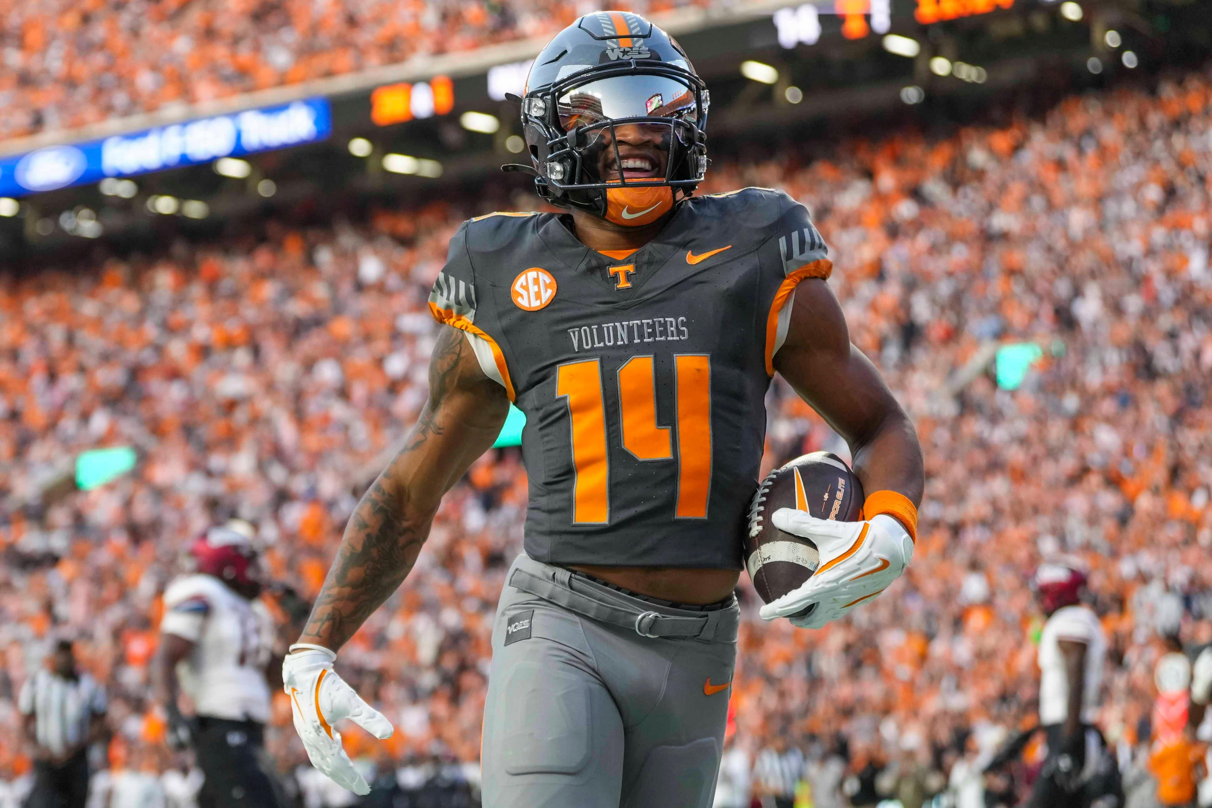 Tennessee receiver Braylon Staley wins SEC Freshman of the Year