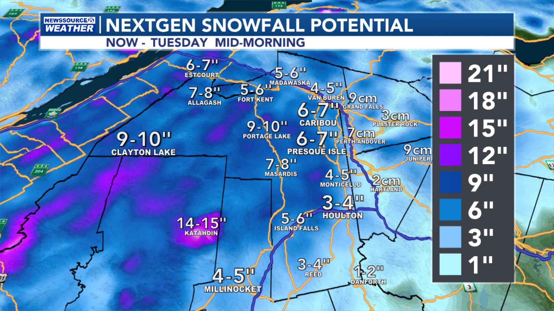 Travel Concerns Expected Sunday, with Snow Showers Lingering into the ...