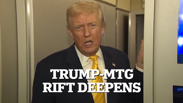 Trump slams 'politically changed' MTG after Epstein files bust-up