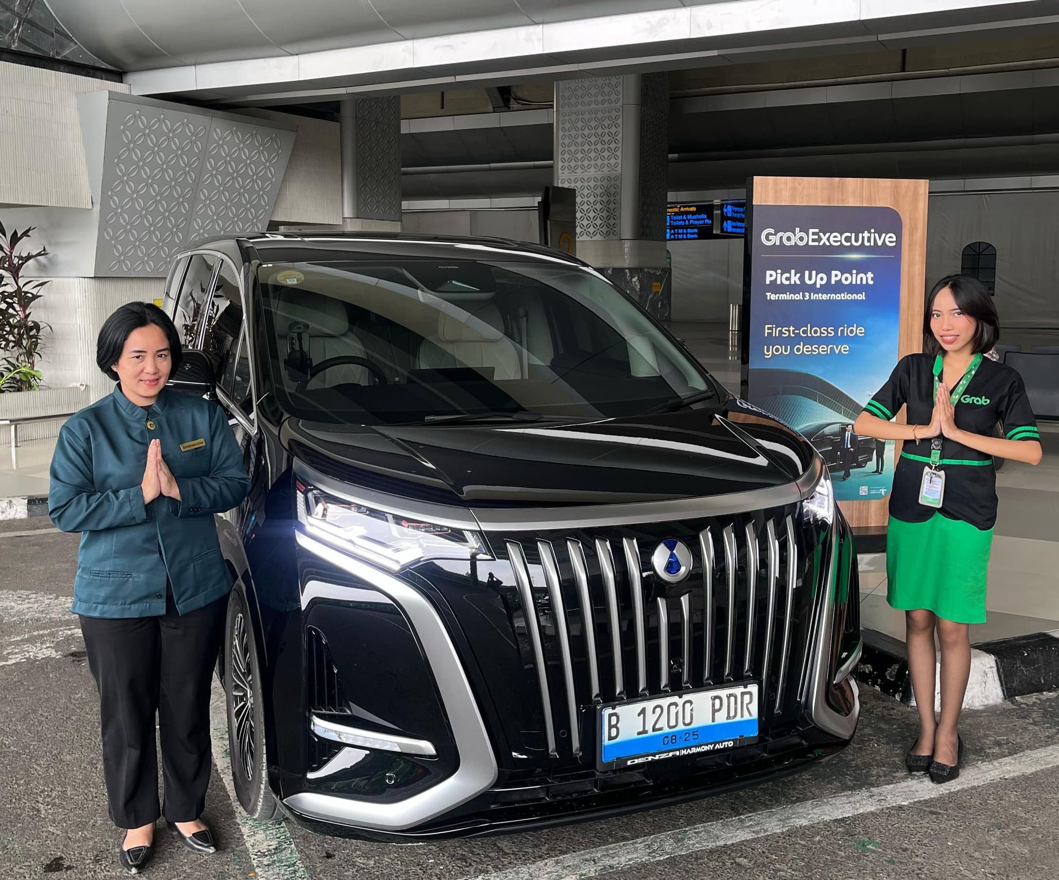 GrabCar dari Bandara Soekarno Hatta menuju Stasiun Gambir Jakarta