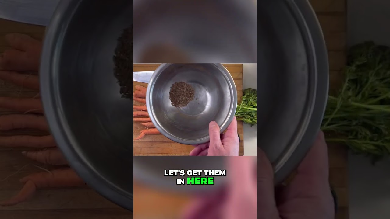 Toasting Cumin Seeds Prevents Gummy Spices #shorts