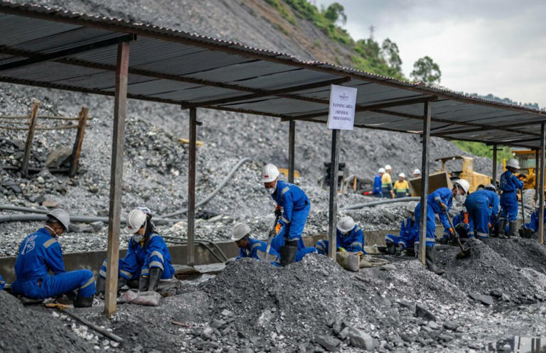 ορυχείο Αφρική |εργάτες 