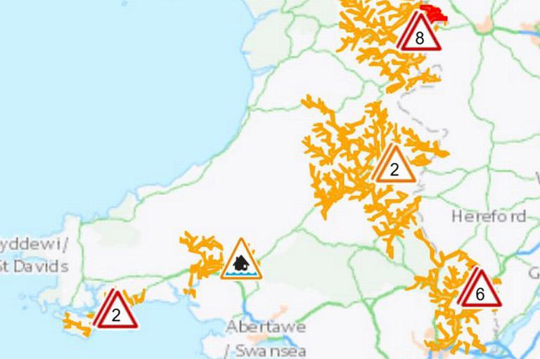 The full list of flood warnings still in place as Storm Claudia ...