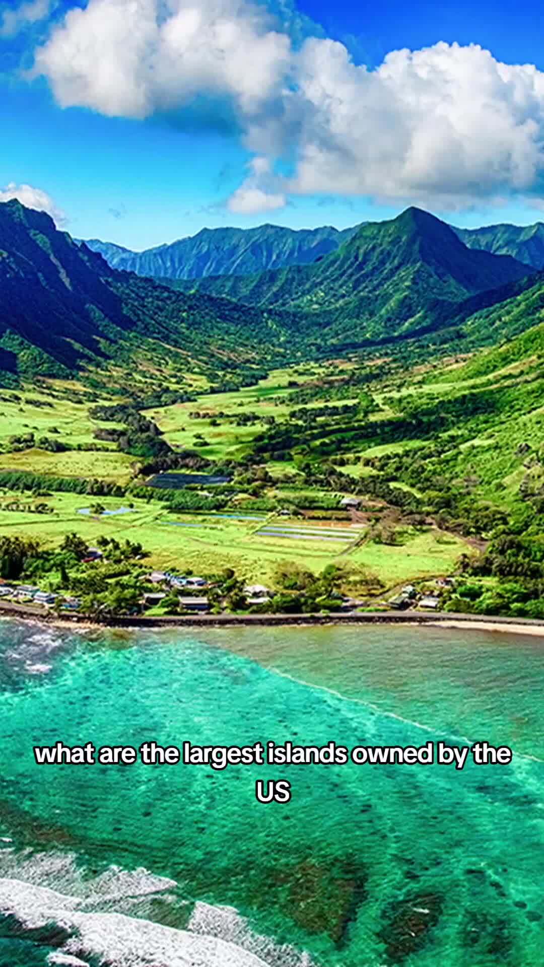 The Largest US Islands #geography