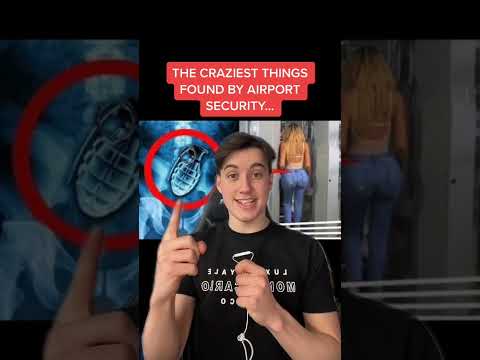 Unusual and shocking items discovered by airport security