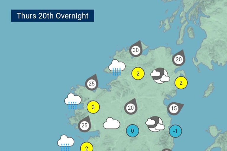 Ireland weather: Exact date snow hits as Met Eireann confirm five days ...