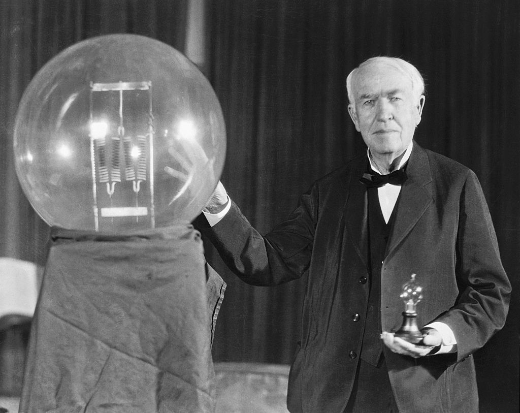 — The_Shitty_Admiral Thomas Edison didn’t actually invent the lightbulb, but he perfected and commercialized it, then took much of the credit. Earlier inventors, such as Joseph Swan, had already created working versions, but Edison improved the design and built a complete electrical system that made widespread use possible. Through clever marketing and self-promotion, he helped solidify the myth that he alone invented the light bulb , overshadowing the contributions of others who came before him. Bettmann / Bettmann Archive