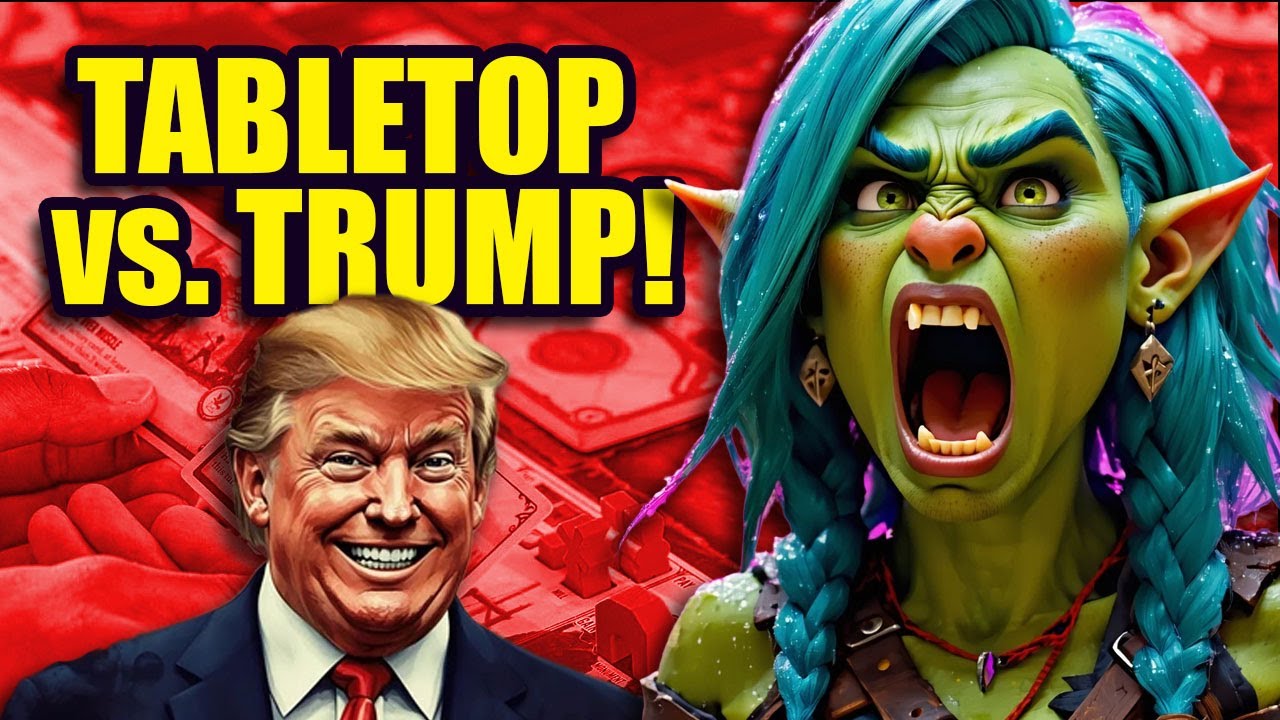 The tabletop gaming industry is suing the president?