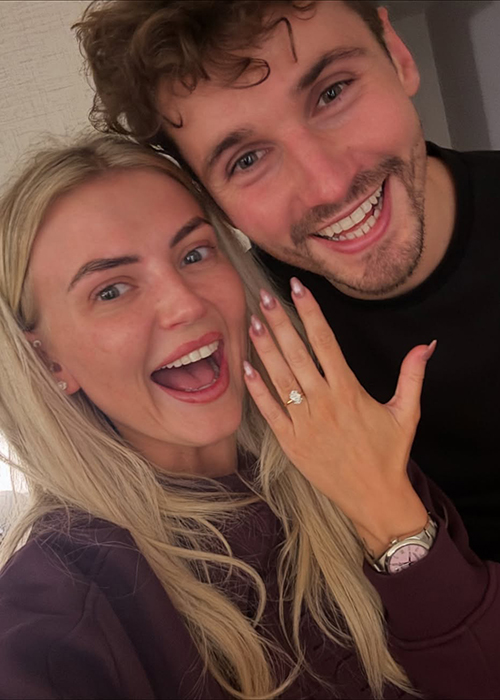 Engagement on the Cobbles! Corrie's Lucy Fallon gets a dazzling ring for  her 30th as boyfriend pops the question
