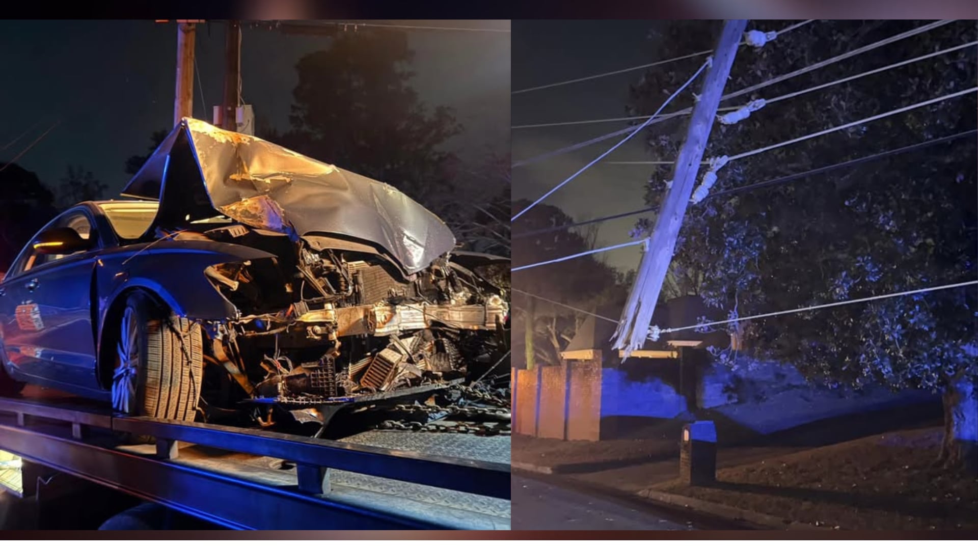 Power restored after car hits power pole in East Point