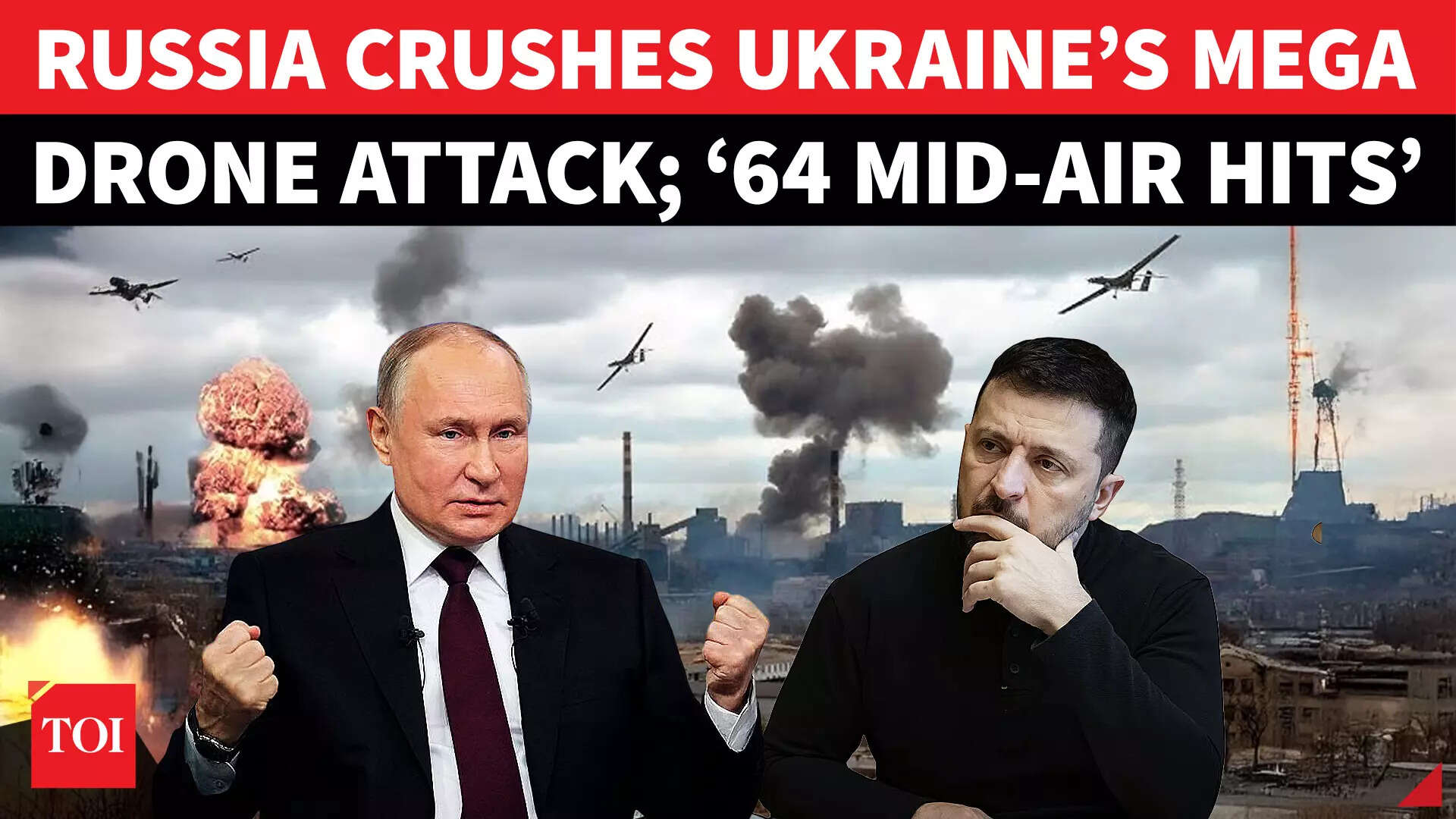 Putin Forces Shatters Ukraine's Drone Swarm, Unleashes Devastating ...