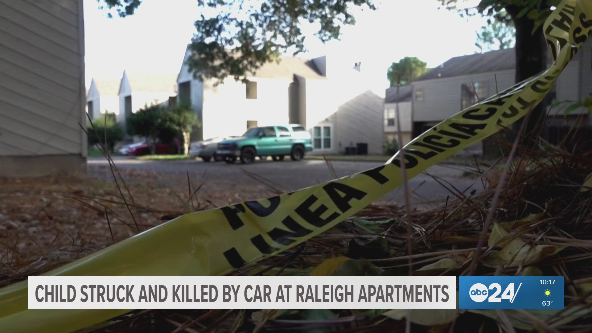 Child dead after being struck by vehicle in northeast Memphis