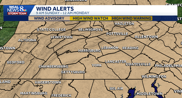 IMPACT DAY - Wind advisory in effect