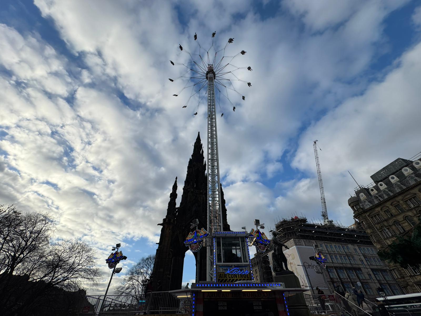 I tried Edinburgh Christmas Market's scary Starflyer ride - here’s what ...