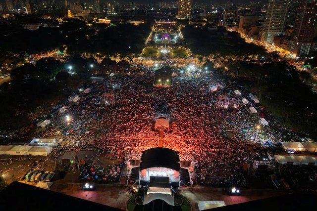 Crowd at INC Quirino Grandstand rally swells to over 600,000