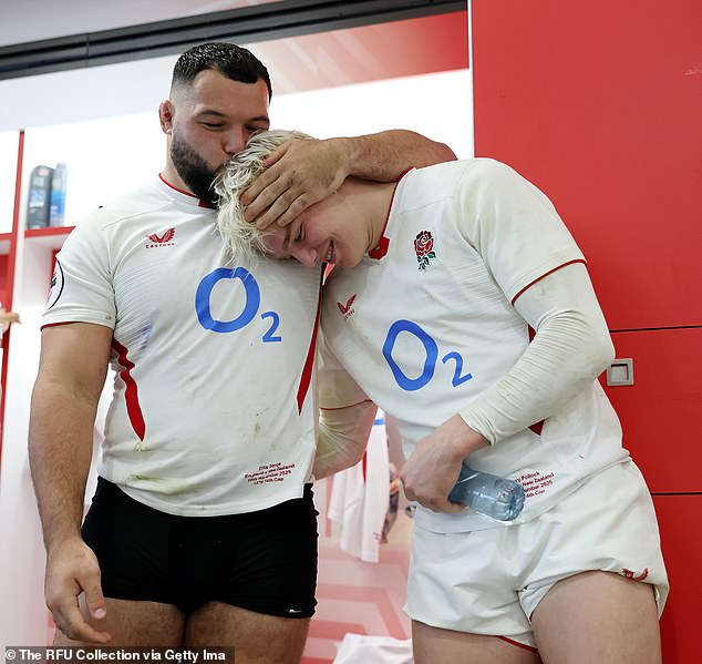 Emma Raducanu and Simone Ashley look scrummy as they cheer on England's ...